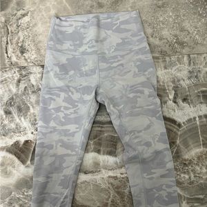 white camo lululemon leggings